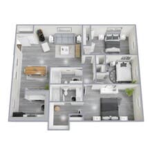 3 BR, 2 BA - Plan F O104 floor plan