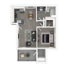 1x1A 2071 floor plan