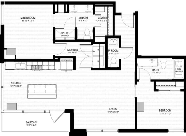 Unit 1703 1203 floor plan