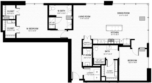 Unit 0711 0711 floor plan