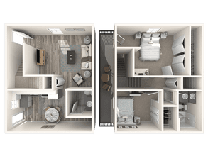 Townhome 806-4 floor plan