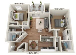 B1 Montery 2069 floor plan