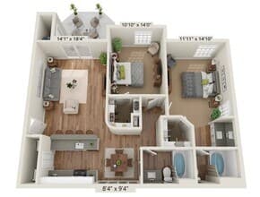 B2 Catalina 2093 floor plan