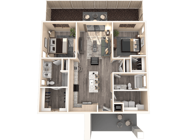 B1- Standalone 214 floor plan