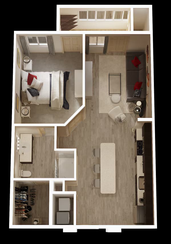Unit 3083 2083 floor plan