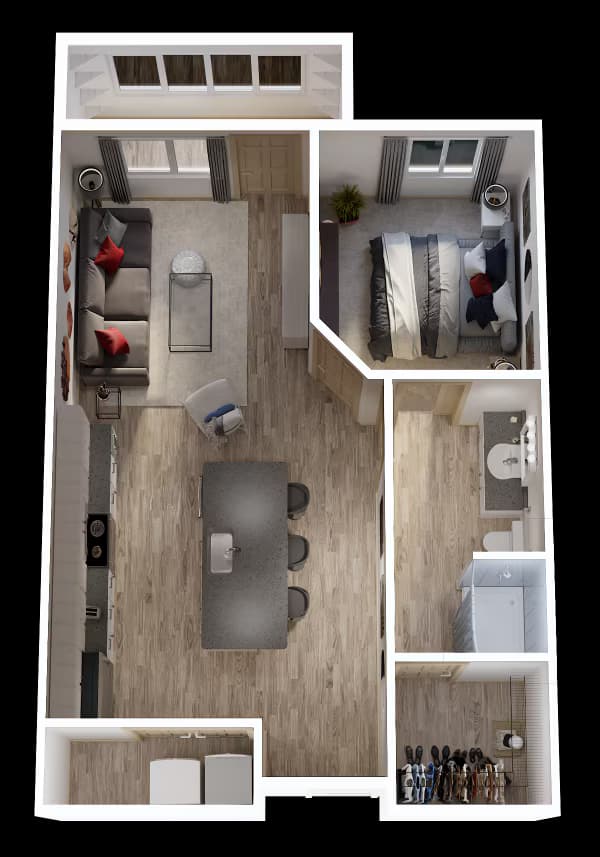 Unit 3009 3009 floor plan