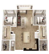 2B 2076 floor plan