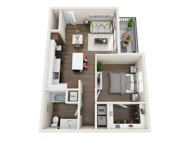1C Building A-3119 floor plan