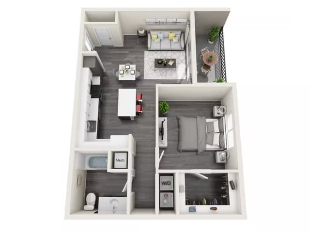 Unit Building B-3217 Building B-4217 floor plan