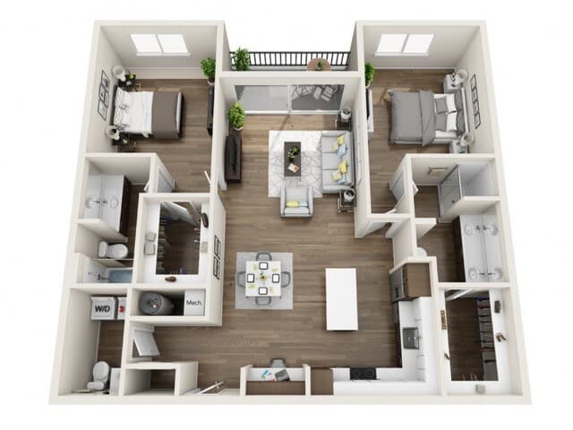 Unit Building B-2215 Building B-2215 floor plan