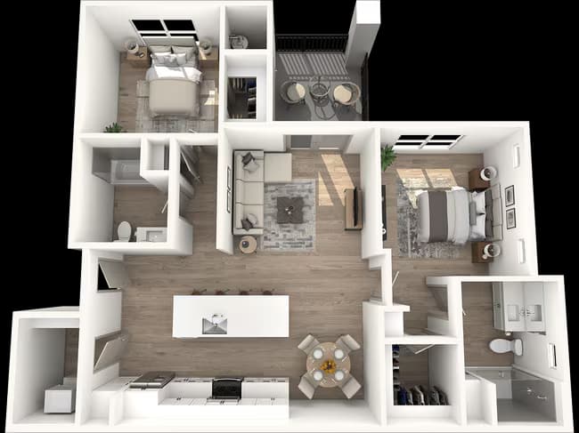 Unit 2051 2051 floor plan