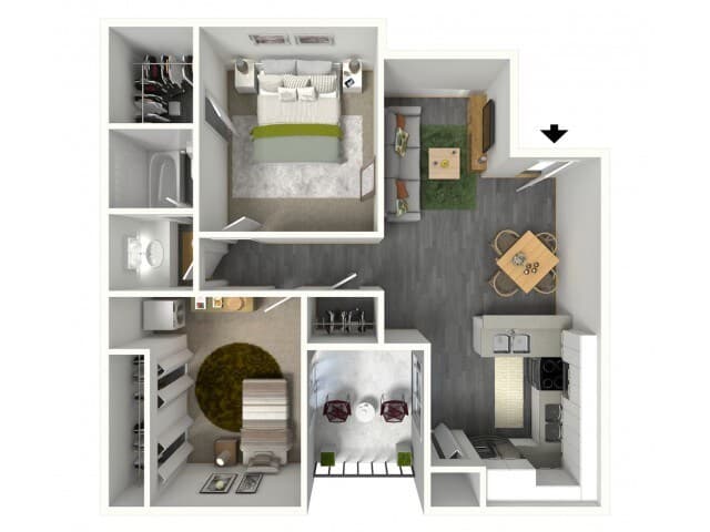 Windsor Premier Building B-B106 floor plan
