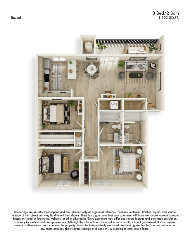 3x2 A Premium 2142 floor plan