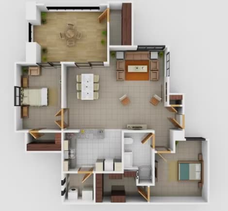 Unit 2114 2016 floor plan