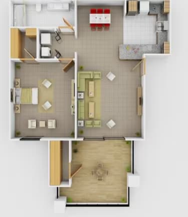 Unit 1045 2084 floor plan