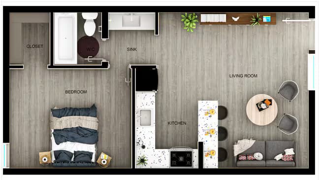 A1 Gold D-137 floor plan