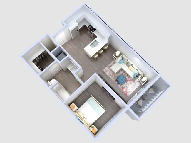 Unit 444 238 floor plan