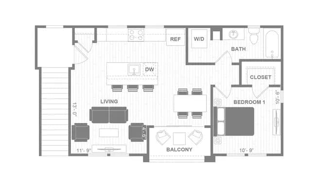 Unit M202 M202 floor plan