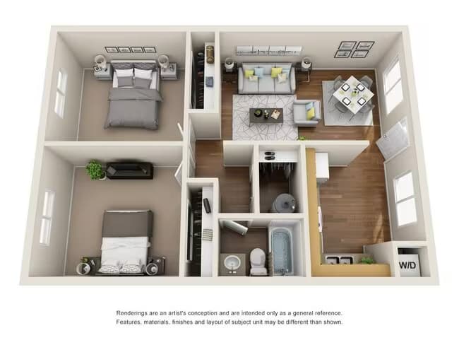 Unit 20-20-D 20-20-D floor plan