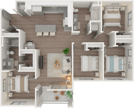 Four Bedroom 09302 floor plan