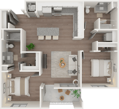 Two Bedroom 12306 floor plan