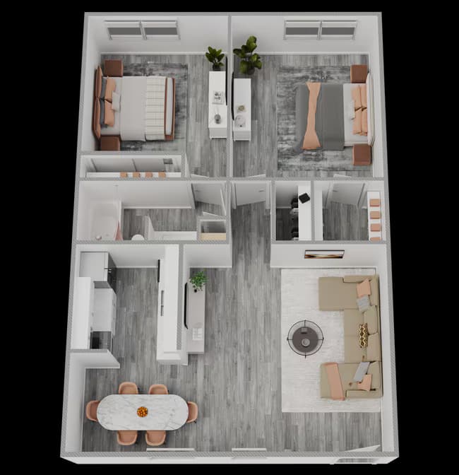 Unit H-206 H-206 floor plan