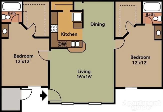 Unit 2034 2003 floor plan