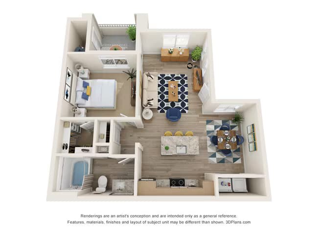 Unit 1045 3046 floor plan