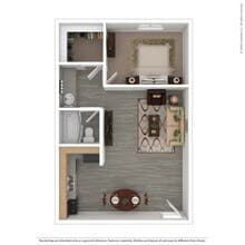 One Bedroom West - Renovated 57W floor plan
