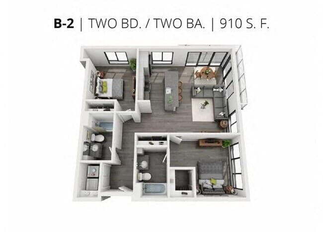 Unit 440 540 floor plan