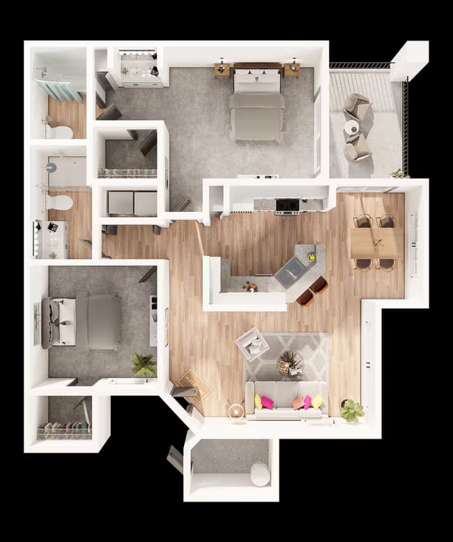 Unit 18-1134 18-1134 floor plan