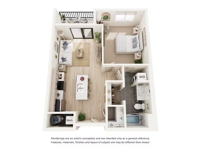 1B 1 C112 floor plan