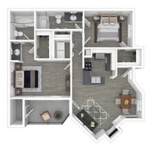 2x2-1260 2080 floor plan
