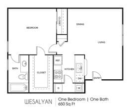 Weslayan 1706 floor plan