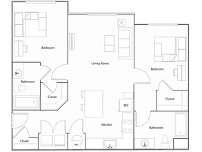 B1 Private floor plan