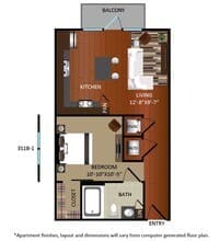 3S1A B4105 floor plan