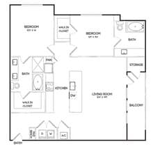 Laurel 4-4212 floor plan