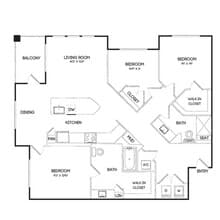 Meadow HC 4-4102 floor plan