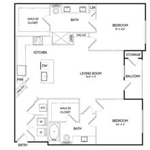 Willow 9-9305 floor plan