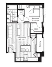 A14 3-3106 floor plan