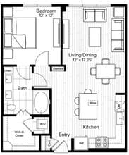 A2.1 1430 floor plan