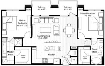 B3 1345 floor plan