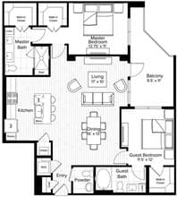 B5 1223 floor plan