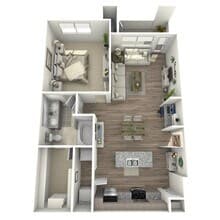 Hazeltine 4105 floor plan