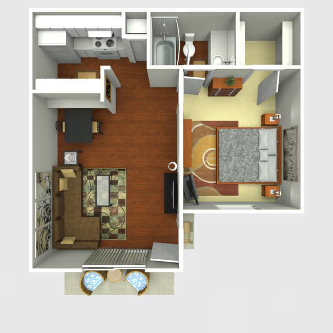Unit 2077 2077 floor plan