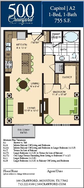 A2/A7 121 floor plan