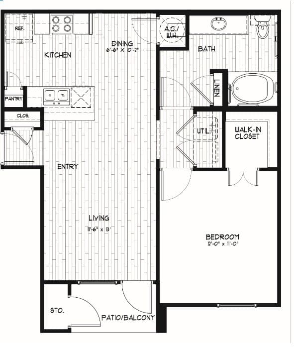 A2 - Harbor Shores I 2105 floor plan