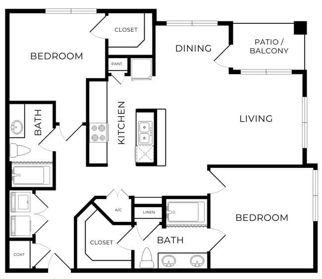 B3 - Harbor Shores II 9109 floor plan