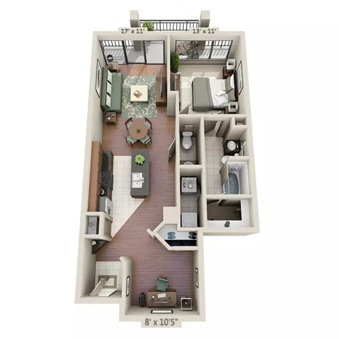 Unit 2432 2432 floor plan