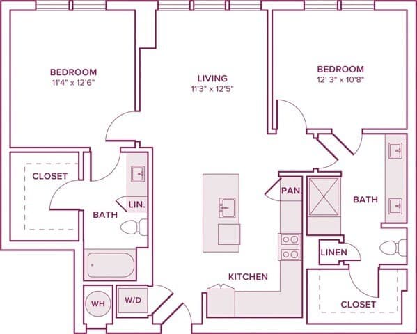B09 1-307 floor plan
